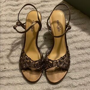 East 5th Women's Tan Strappy Sandals